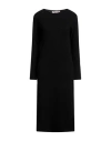 Jucca Woman Midi Dress Black Size M Cashmere