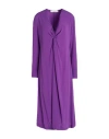 Jucca Woman Midi Dress Purple Size 4 Acetate, Silk In Purple