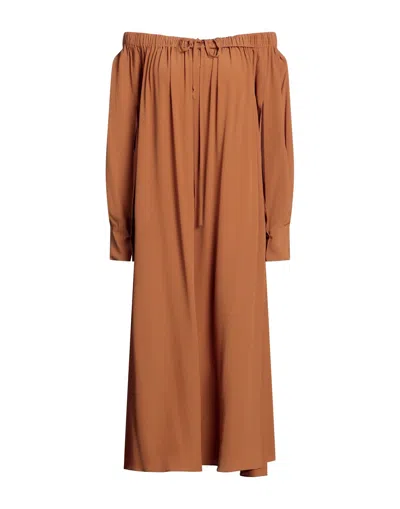 Jucca Midi Dresses In Brown