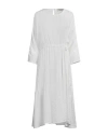 Jucca Woman Midi Dress Light Yellow Size 6 Polyester