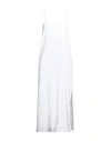 Jucca Woman Midi Dress White Size M Cotton, Elastane
