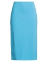 Jucca Woman Midi Skirt Azure Size 8 Viscose, Elastane In Blue