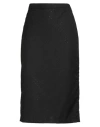 Jucca Woman Midi Skirt Black Size 6 Polyester, Viscose In Black