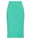 Jucca Woman Midi Skirt Green Size 12 Viscose, Elastane In Green