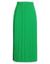 Jucca Woman Midi Skirt Green Size 6 Polyester