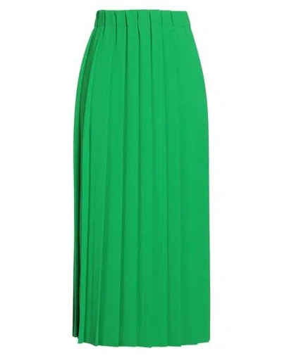 Jucca Woman Midi Skirt Green Size 6 Polyester