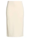 Jucca Woman Midi Skirt Ivory Size 10 Viscose, Elastane In White
