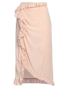 Jucca Woman Midi Skirt Light Pink Size 4 Silk In Pink