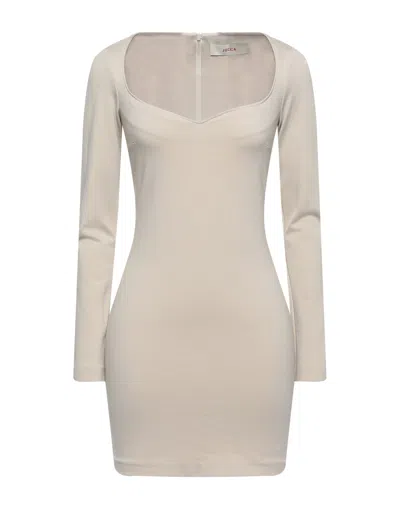 Jucca Short Dresses In Beige