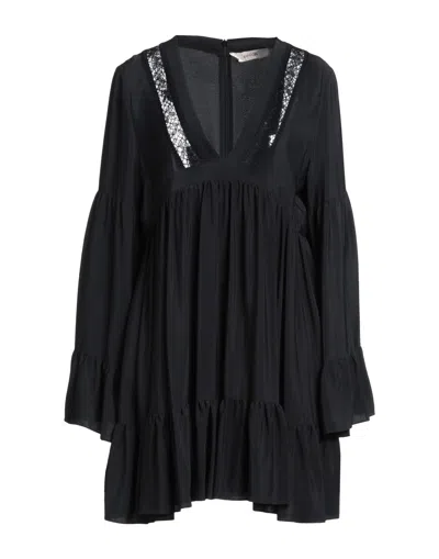 Jucca Short Dresses In Black