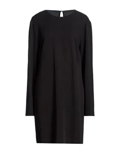Jucca Woman Mini Dress Black Size 10 Viscose, Elastane