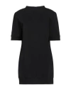 Jucca Woman Mini Dress Black Size 8 Viscose, Polyamide, Elastane, Polyester In Black