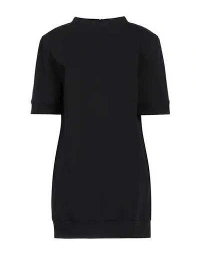 Jucca Woman Mini Dress Black Size 8 Viscose, Polyamide, Elastane, Polyester