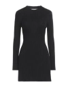 Jucca Woman Mini Dress Black Size M Virgin Wool
