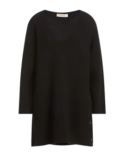 Jucca Woman Mini Dress Black Size Xs Virgin Wool
