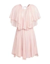 Jucca Woman Mini Dress Blush Size 8 Viscose In Pink