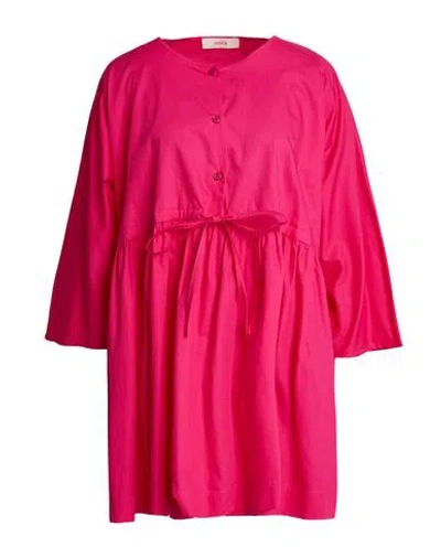 Jucca Woman Mini Dress Fuchsia Size 8 Cotton In Pink