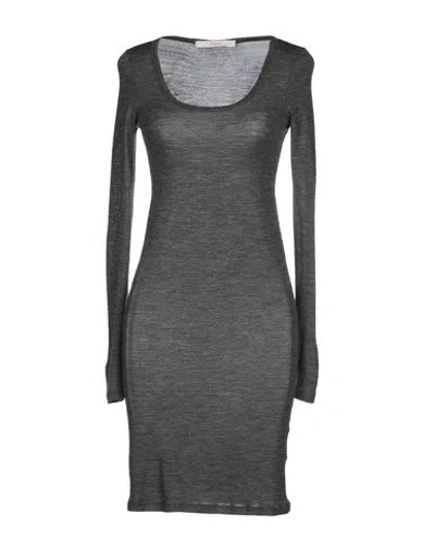 Jucca Woman Mini Dress Lead Size Xl Wool, Polyamide In Gray