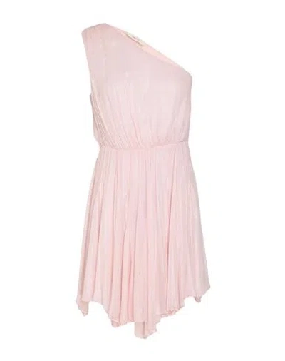 Jucca Woman Mini Dress Light Pink Size 4 Viscose