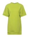Jucca Woman Mini Dress Lime Green Size 6 Viscose, Polyamide, Elastane