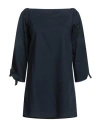 Jucca Woman Mini Dress Midnight Blue Size Xl Cotton, Elastane In Blue