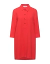 Jucca Woman Short Dress Red Size 10 Polyester In Red