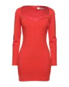 Jucca Short Dresses In Red