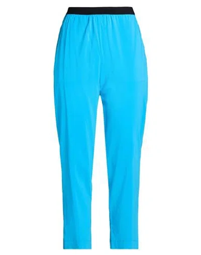 Jucca Woman Pants Azure Size 8 Viscose, Elastane In Blue