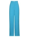 Jucca Woman Pants Azure Size 8 Viscose, Polyester, Elastane In Blue