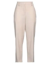 Jucca Woman Pants Beige Size 8 Polyester, Virgin Wool, Elastane In Beige