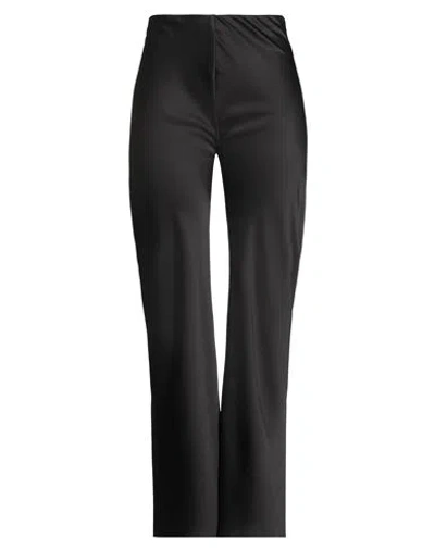 Jucca Woman Pants Black Size 10 Polyester