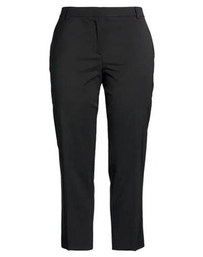 Jucca Woman Pants Black Size 10 Polyester, Virgin Wool, Elastane