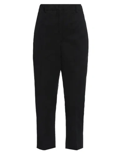 Jucca Woman Pants Black Size 2 Cotton