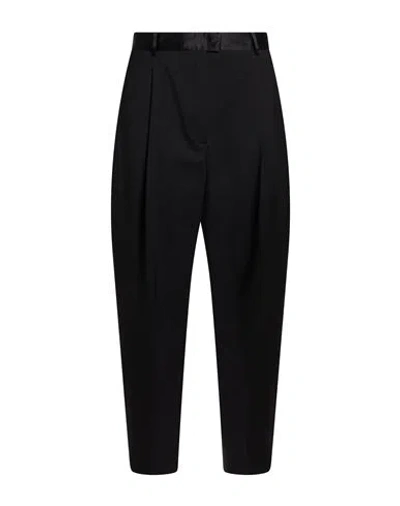 Jucca Woman Pants Black Size 2 Polyester, Virgin Wool, Elastane