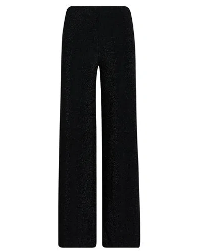 Jucca Woman Pants Black Size 2 Viscose, Polyester, Polyamide, Elastane