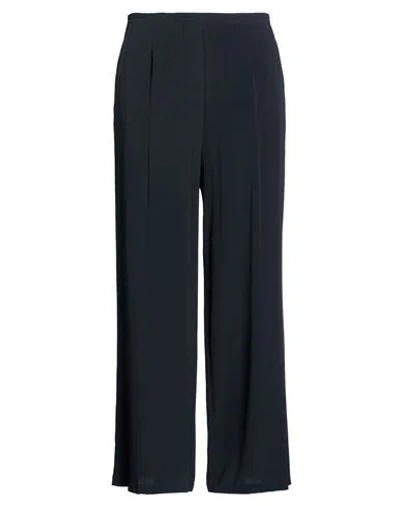 Jucca Woman Pants Black Size 4 Acetate, Silk