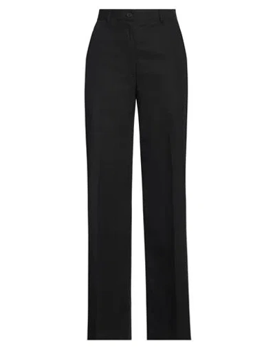 Jucca Woman Pants Black Size 4 Cotton