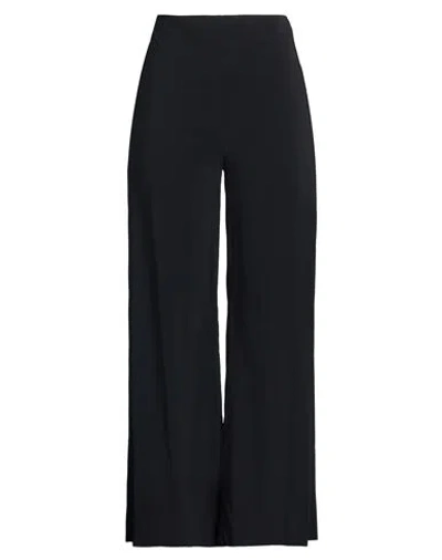 Jucca Woman Pants Black Size 6 Viscose, Elastane