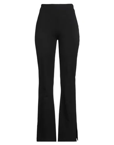 Jucca Woman Pants Black Size 6 Viscose, Polyamide, Elastane
