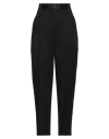 Jucca Woman Pants Black Size 6 Viscose, Wool, Polyamide, Polyester