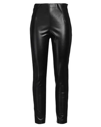 Jucca Woman Pants Black Size 8 Polyester, Polyurethane