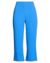 Jucca Woman Pants Blue Size 8 Polyester In Multi