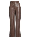 Jucca Woman Pants Brown Size 4 Polyester, Polyurethane