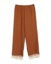 Jucca Woman Pants Brown Size 8 Acetate, Silk, Polyamide