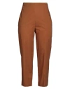 Jucca Woman Pants Camel Size 12 Cotton In Beige