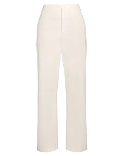 Jucca Woman Pants Cream Size 2 Cotton, Elastane In White