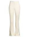 Jucca Woman Pants Cream Size 8 Viscose, Polyamide, Elastane In Neutral
