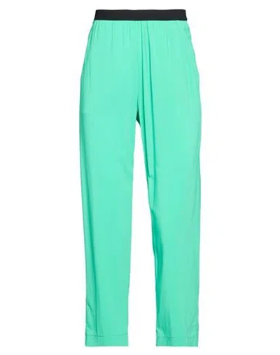 Jucca Woman Pants Emerald Green Size 2 Viscose, Elastane
