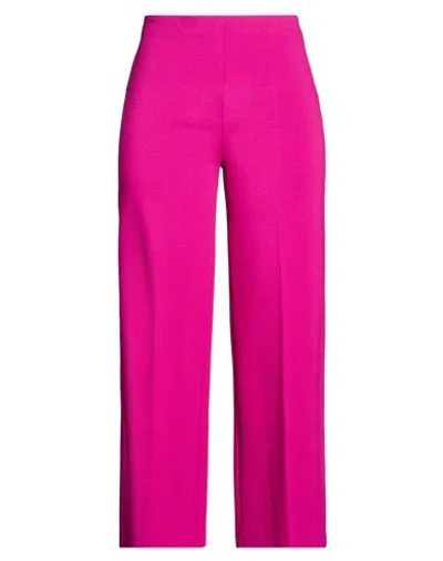 Jucca Woman Pants Fuchsia Size 2 Viscose, Polyamide, Elastane In Pink