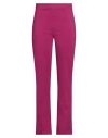 Jucca Woman Pants Fuchsia Size 10 Viscose, Polyamide, Elastane In Pink